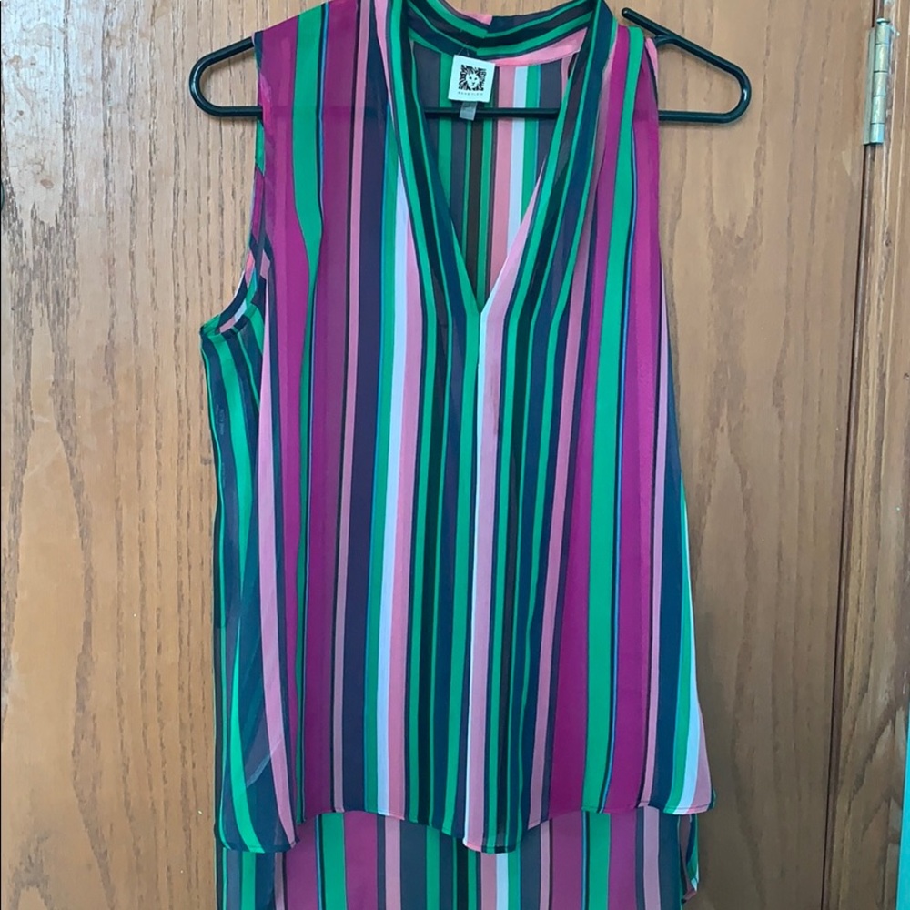 Anne Klein sleeveless blouse